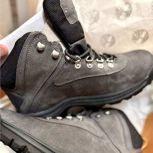 Timberland Men's White Ledge Hiker Waterproof Boot- Grey Nubuck, 10 1/2